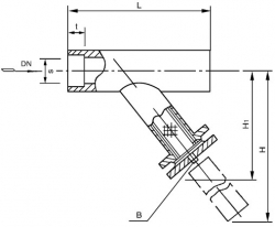 內(nèi)蒙古SRYⅣ承插焊連接Y型過(guò)濾器 PN10.0MPa