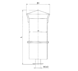 LS-KODP型低壓氧氣放散消聲器